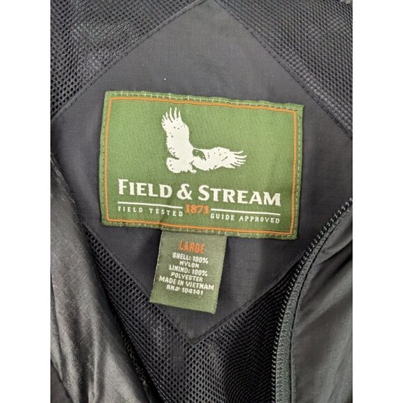 FIELD and Stream Hydroproof Fishing Nylon Zip Up Jacket Men's Size Large - Picture 5 of 5